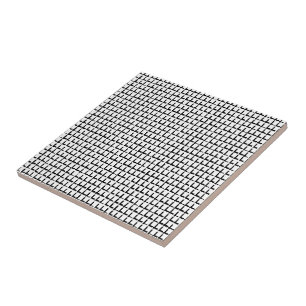 Carreaux en céramique Carrés noir et blanc