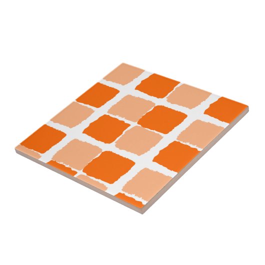 Carreaux en céramique Carrés orange (Côté)