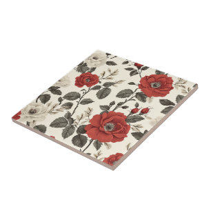 Carreaux En Céramique Classique Rose Pour Parquet