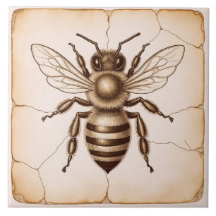 Carreaux en céramique d'abeille de miel