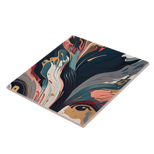 Carreaux en céramique d'art Abstrait (Côté)