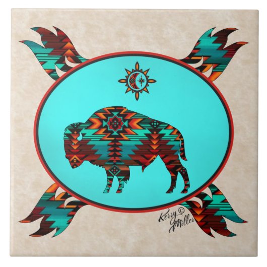 Carreaux en céramique de Buffalo Sud-Ouest (Devant)