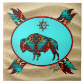 Carreaux en céramique de Buffalo Sud-Ouest (Devant)