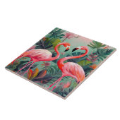 Carreaux en céramique de Flamant rose rose (Côté)