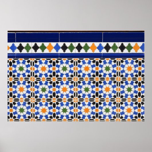 Carreaux en céramique de Granada Poster (Devant)