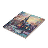 Carreaux en céramique de l'église en verre (Côté)