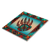 Carreaux en céramique de l'ours tribal (Côté)