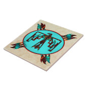 Carreaux en céramique de Thunderbird Tribal (Côté)