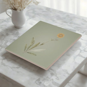 Carreaux en céramique de tournesol doux