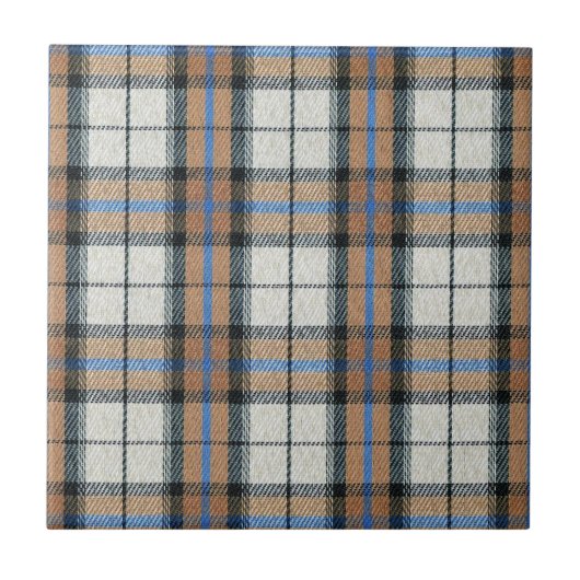 Carreaux en céramique en tissu testé Plaid Concept (Devant)