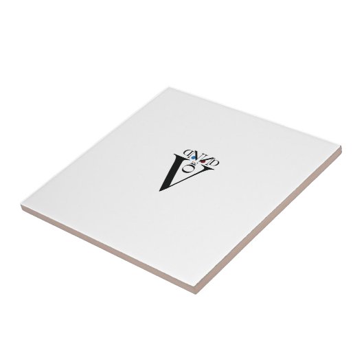 Carreaux en céramique face lettre (Côté)