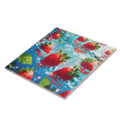 Carreaux en céramique fraise (Côté)