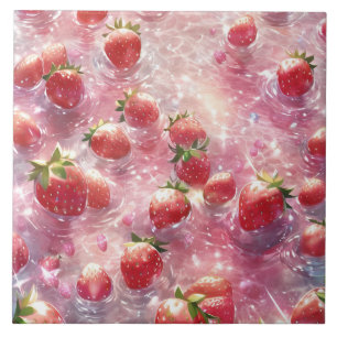 Carreaux en céramique fraises
