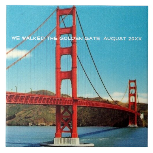 Carreaux en céramique Golden Gate Bridge (Devant)