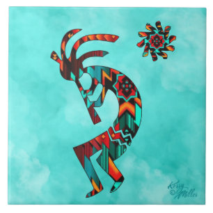 Carreaux en céramique Kokopelli Sud-Ouest