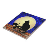 Carreaux en céramique Mama Cat et Kittens (Côté)