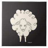 Carreaux en céramique mouton (Devant)