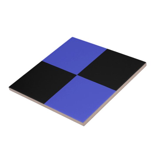 Carreaux en céramique noir bleu (Côté)