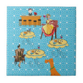 Carreaux en céramique rétro (Devant)