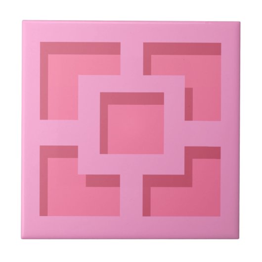 Carreaux en céramique Retro Rose Trellis (Devant)