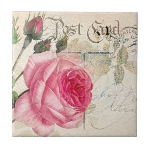 Carreaux en céramique rose rose