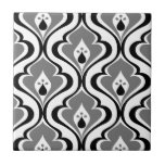 Carreaux en céramique Vintage noir blanc do-it-you<br><div class="desc">Un carrelage en céramique rétro en noir blanc et gris vintage retro formes abstraites motif pour votre maison do-it-yourself projets comme les carreaux d'accent,  arrière-cuisine,  salle de bain mur et d'entrée douche,  entourage cheminée,  et carrelage encadré.</div>