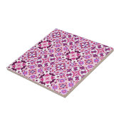 Carreaux espagnols roses et violets (Côté)