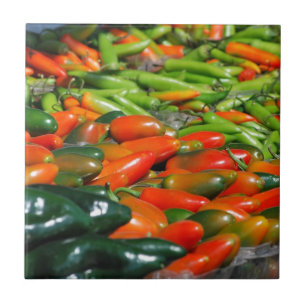 Carreaux et trivets en céramique colorés et vibran