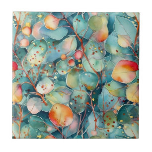 Carreaux Feuilles d'Eucalyptus