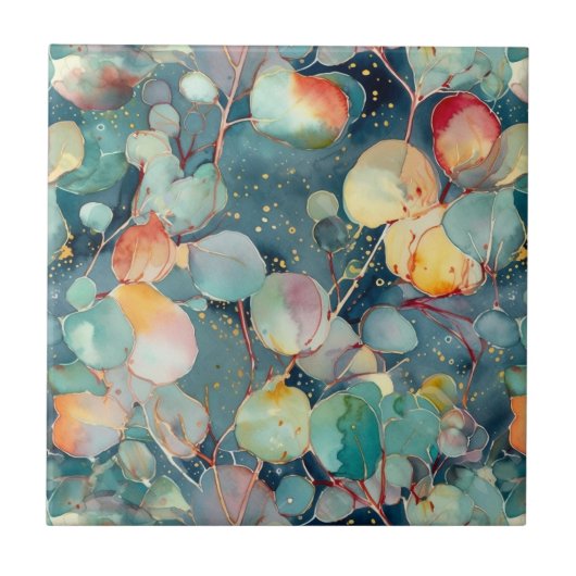 Carreaux Feuilles d'Eucalyptus (Devant)