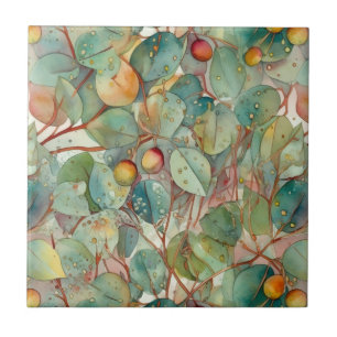 Carreaux Feuilles d'Eucalyptus