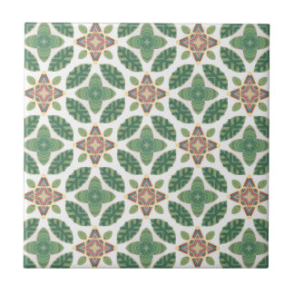 Carreaux Feuilles verts