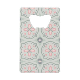 Carreaux Floraux Pastel Verts