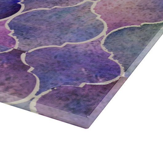 Carreaux florentins Planche à découper en verre (Coin)