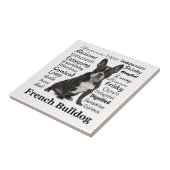 Carreaux Frenchie Traits (Côté)