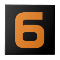 Carreaux funky House Numbers