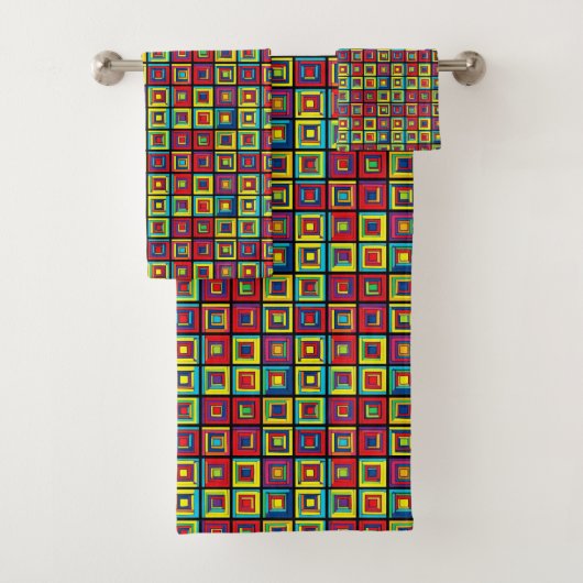 Carreaux géométriques modernes en gras (En situation)