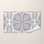 Carreaux géométriques neutres (Serviette à main)