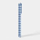 Carreaux Gingham Bleu et Blanc Classiques (Côté droit)