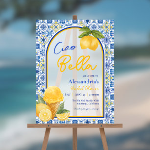 Carreaux italiens Lemon Ciao Bella Fête des mariée