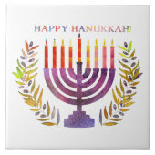 Carreaux Joyeux Hanukkah (Devant)