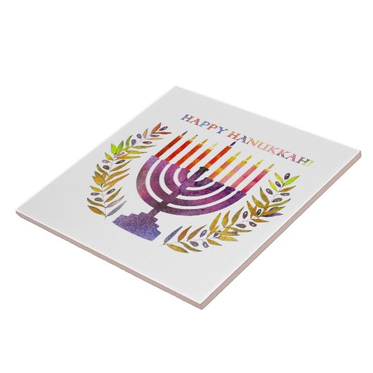 Carreaux Joyeux Hanukkah (Côté)