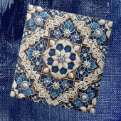 Carreaux marocains à motif diamant faux méditerran