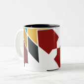 Carreaux marocains colorés Mug (Devant gauche)