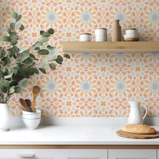 Carreaux marocains en orange