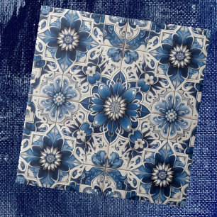 Carreaux marocains méditerranéens bleu et blanc
