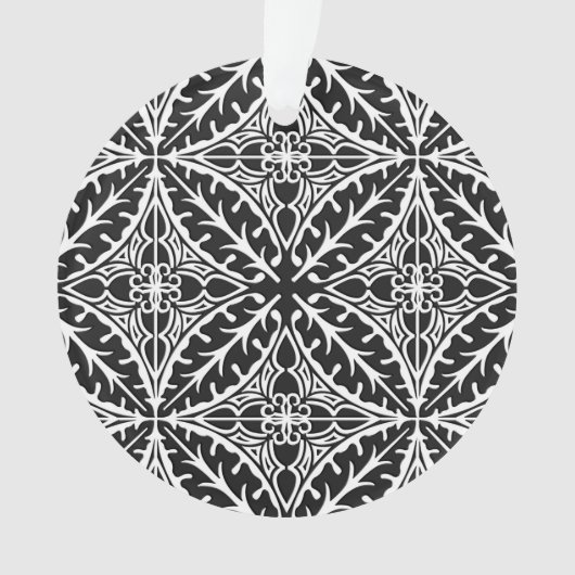 Carreaux marocains - noir et blanc (devant)