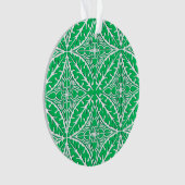 Carreaux marocains - vert jade et blanc (devant)