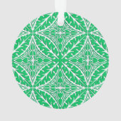 Carreaux marocains - vert jade et blanc (dos)
