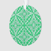 Carreaux marocains - vert jade et blanc (devant)